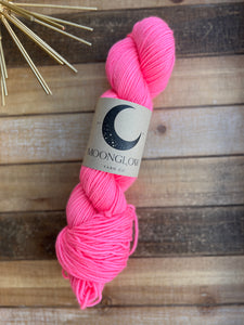 Light Neon Coral One of a Kind Merino DK Ready to Ship