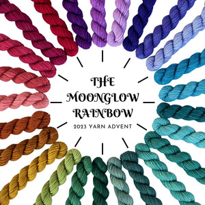75/25 Merino Nylon DK-Moonglow Rainbow Yarn Advent 2023