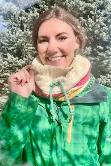 Merino DK Merry and Bright Cowl Kit-Shipping by December 6th!