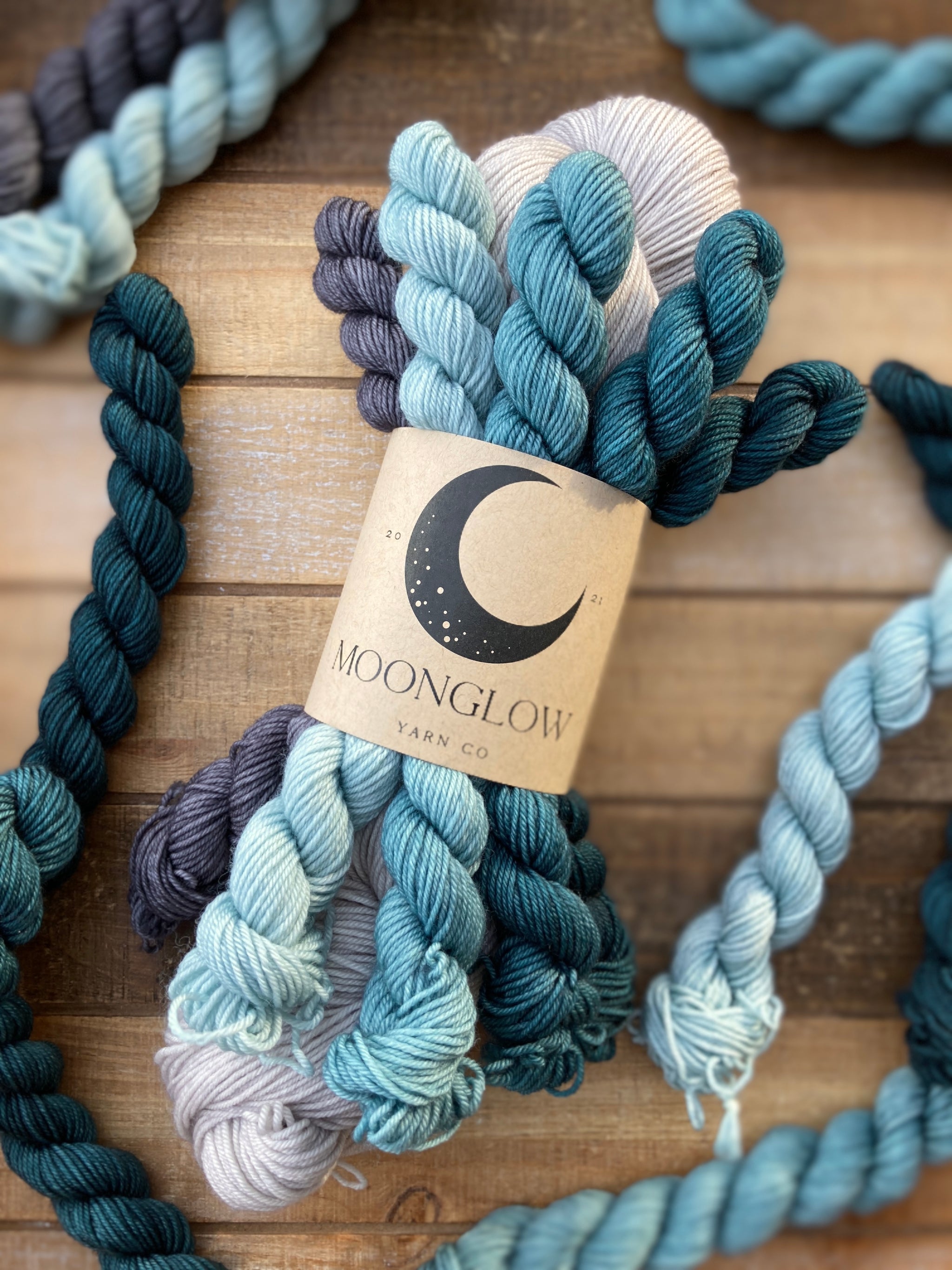 April Showers Sock Set-Ready to Ship! – Moonglow Yarn Co