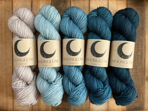 Merino Nylon Sock April Showers Color Kit Ready to Ship!
