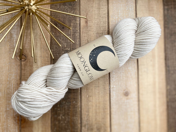 Merino DK Marshmallow (115g skeins)-Shipping by November 26th!